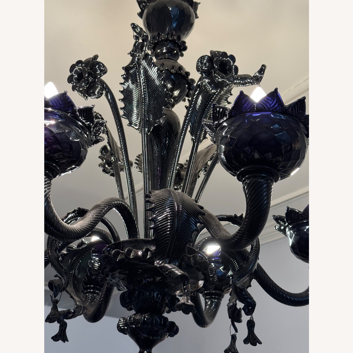 Vintage/Antique Black Ceiling Lamp - image-4