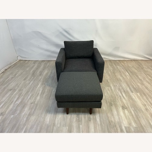 Used Burrow Nomad Armchair with Ottoman for sale on AptDeco