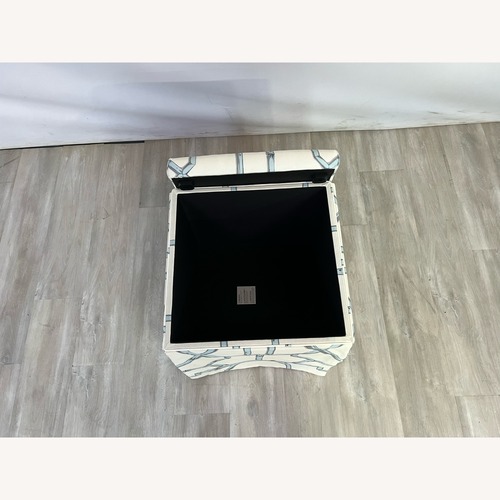 Used The Inside Skirted Storage Ottoman for sale on AptDeco