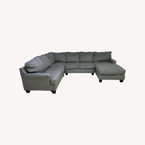 Used Ashley Omaha Next-Gen Nuvella with Chaise for sale on AptDeco