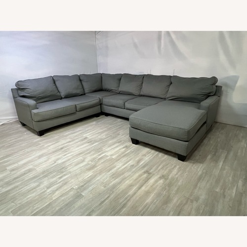 Used Ashley Omaha Next-Gen Nuvella with Chaise for sale on AptDeco