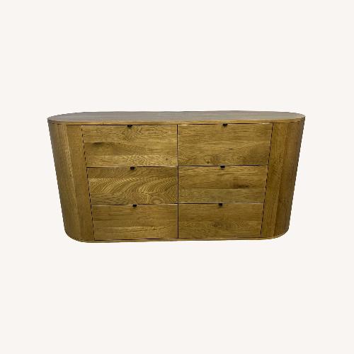 Used Lulu and Georgia Kono Curved 6-Drawer Dresser for sale on AptDeco