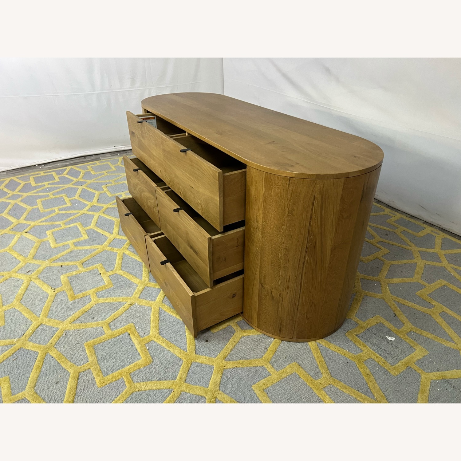 Lulu and Georgia Kono Curved 6-Drawer Dresser - image-5