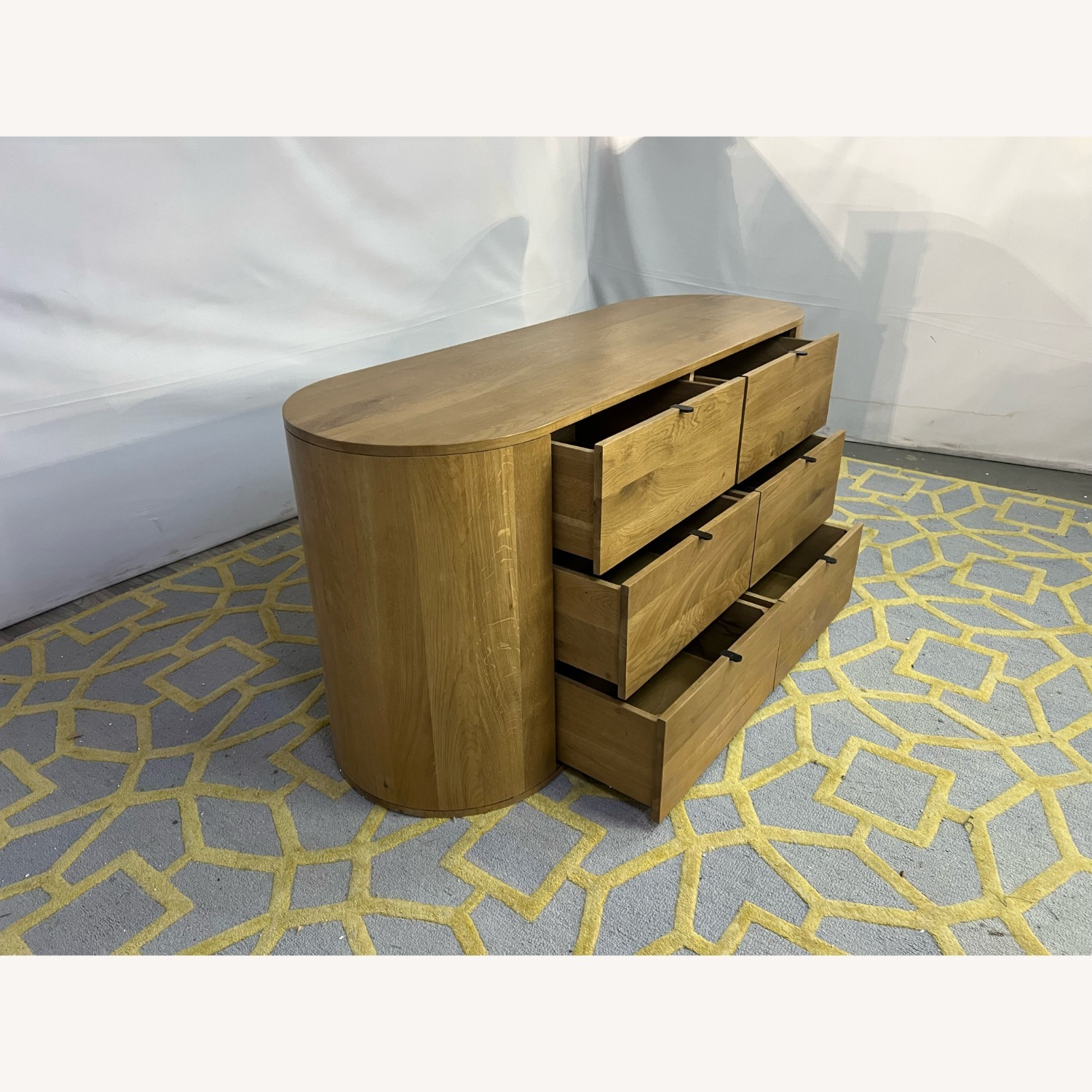Lulu and Georgia Kono Curved 6-Drawer Dresser - image-4