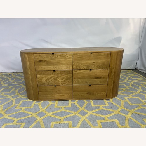 Used Lulu and Georgia Kono Curved 6-Drawer Dresser for sale on AptDeco