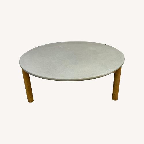 Used Neighbor Haven Round Coffee Table for sale on AptDeco