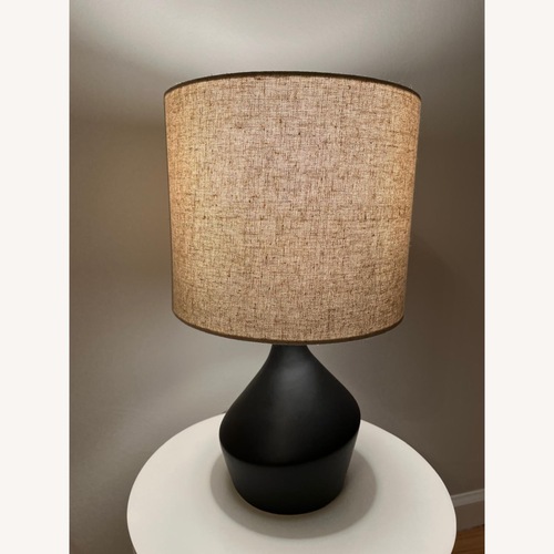 Used Asymmetry Ceramic Table Lamp (x 2) for sale on AptDeco