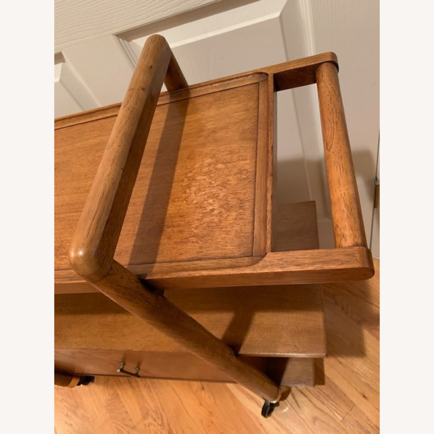 Heywood Wakefield MCM Vtg Bar Cart Storage Cabinet - image-15