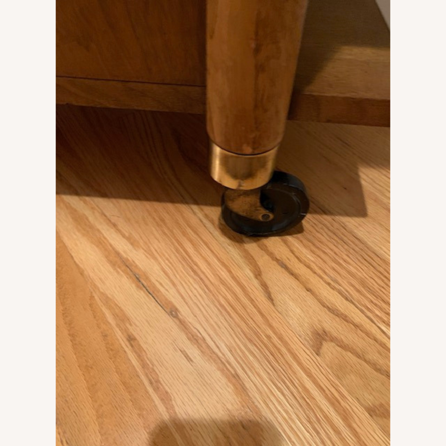 Heywood Wakefield MCM Vtg Bar Cart Storage Cabinet - image-8