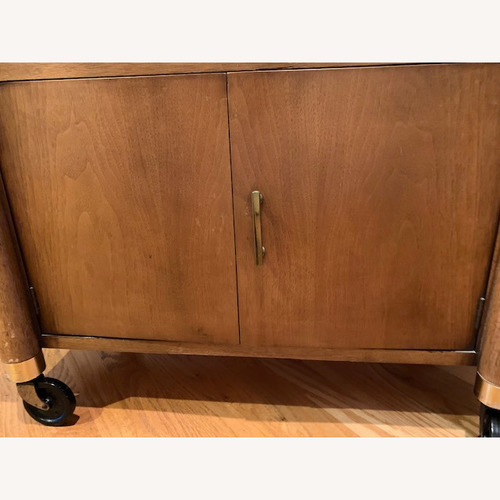 Used Heywood Wakefield MCM Vtg Bar Cart Storage Cabinet for sale on AptDeco