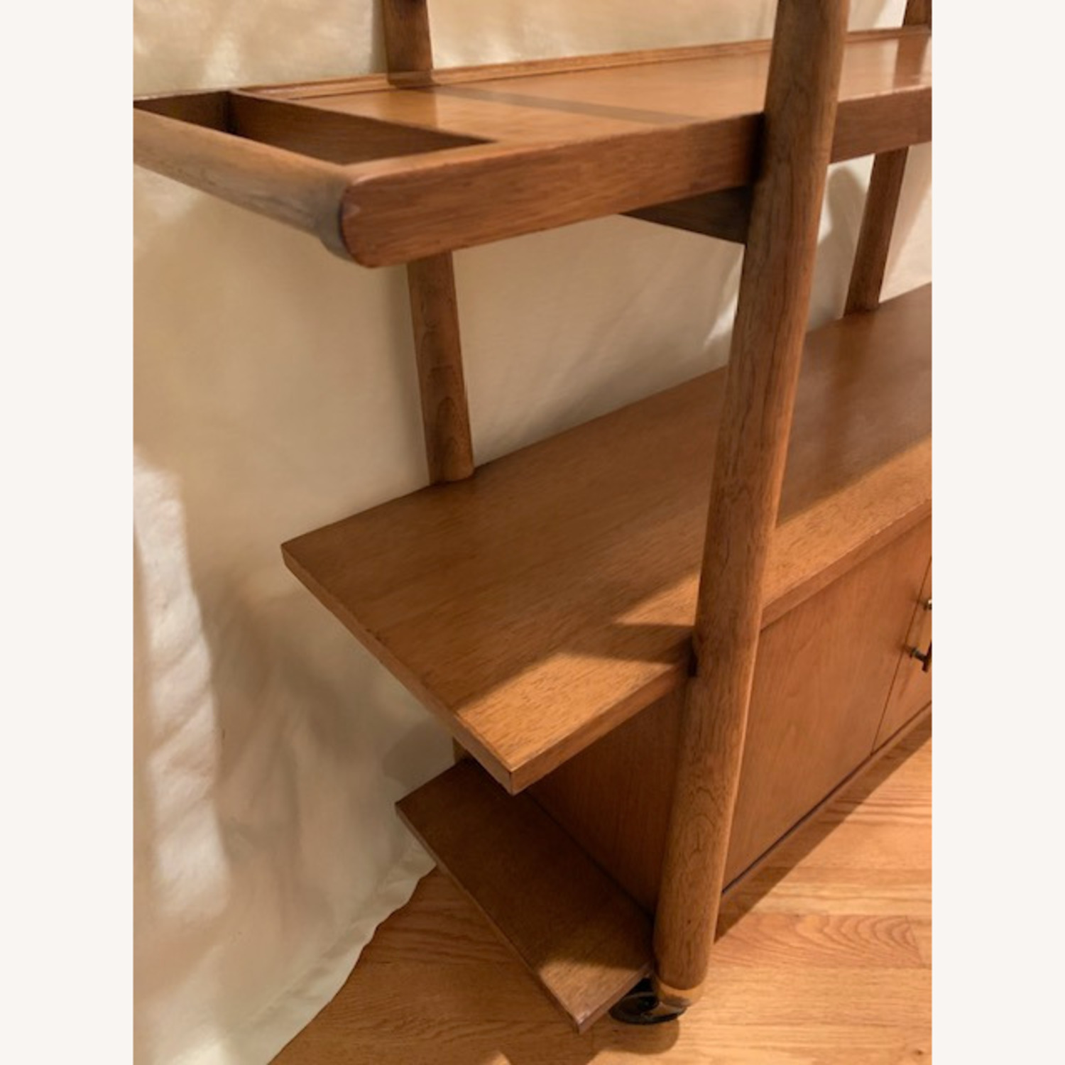 Heywood Wakefield MCM Vtg Bar Cart Storage Cabinet - image-14