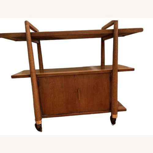 Used Heywood Wakefield MCM Vtg Bar Cart Storage Cabinet for sale on AptDeco