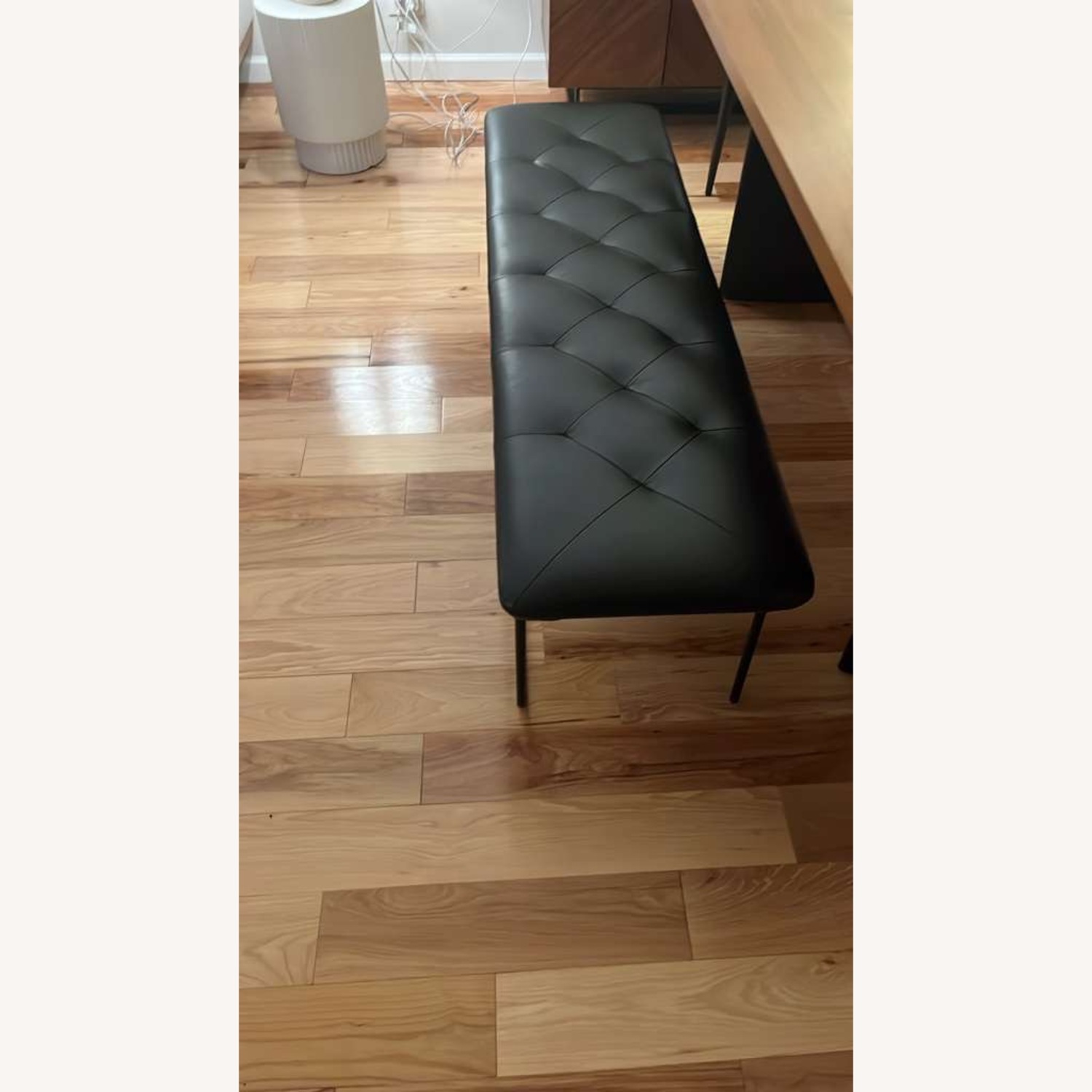 Article Level Bella Black 61" Bench Bench - image-3