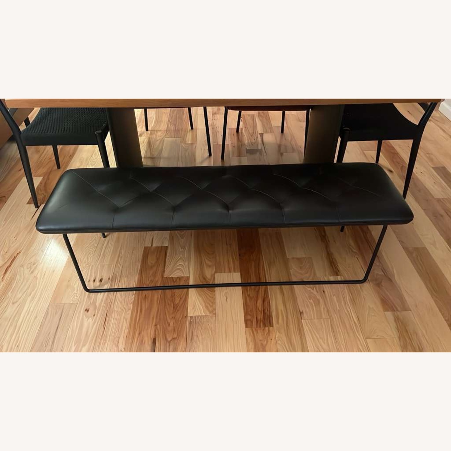 Article Level Bella Black 61" Bench Bench - image-2