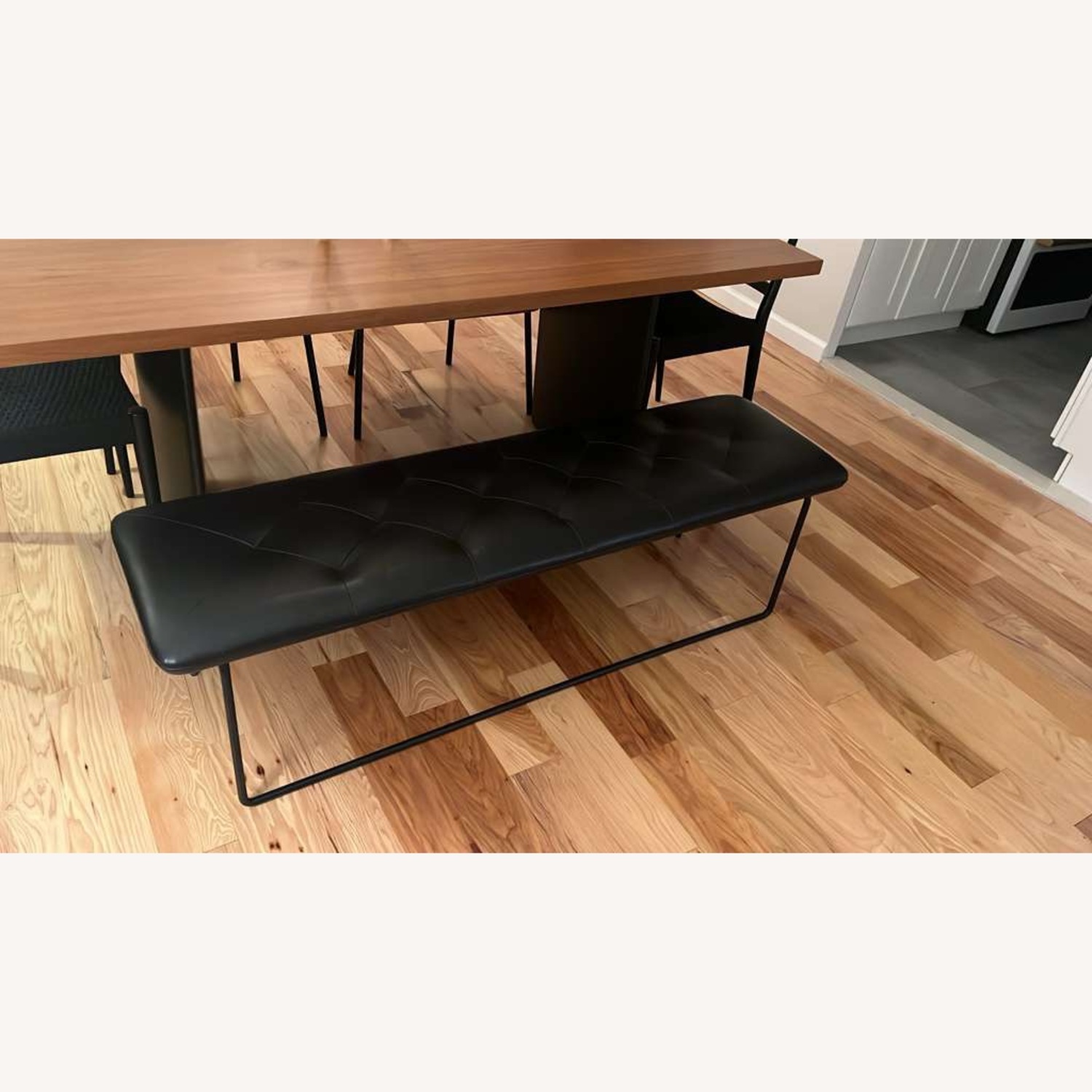 Article Level Bella Black 61" Bench Bench - image-1