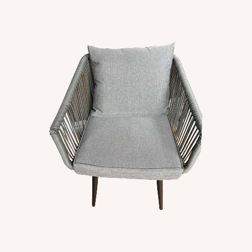 Used Outdoor Chair Set + Coffee Table  for sale on AptDeco