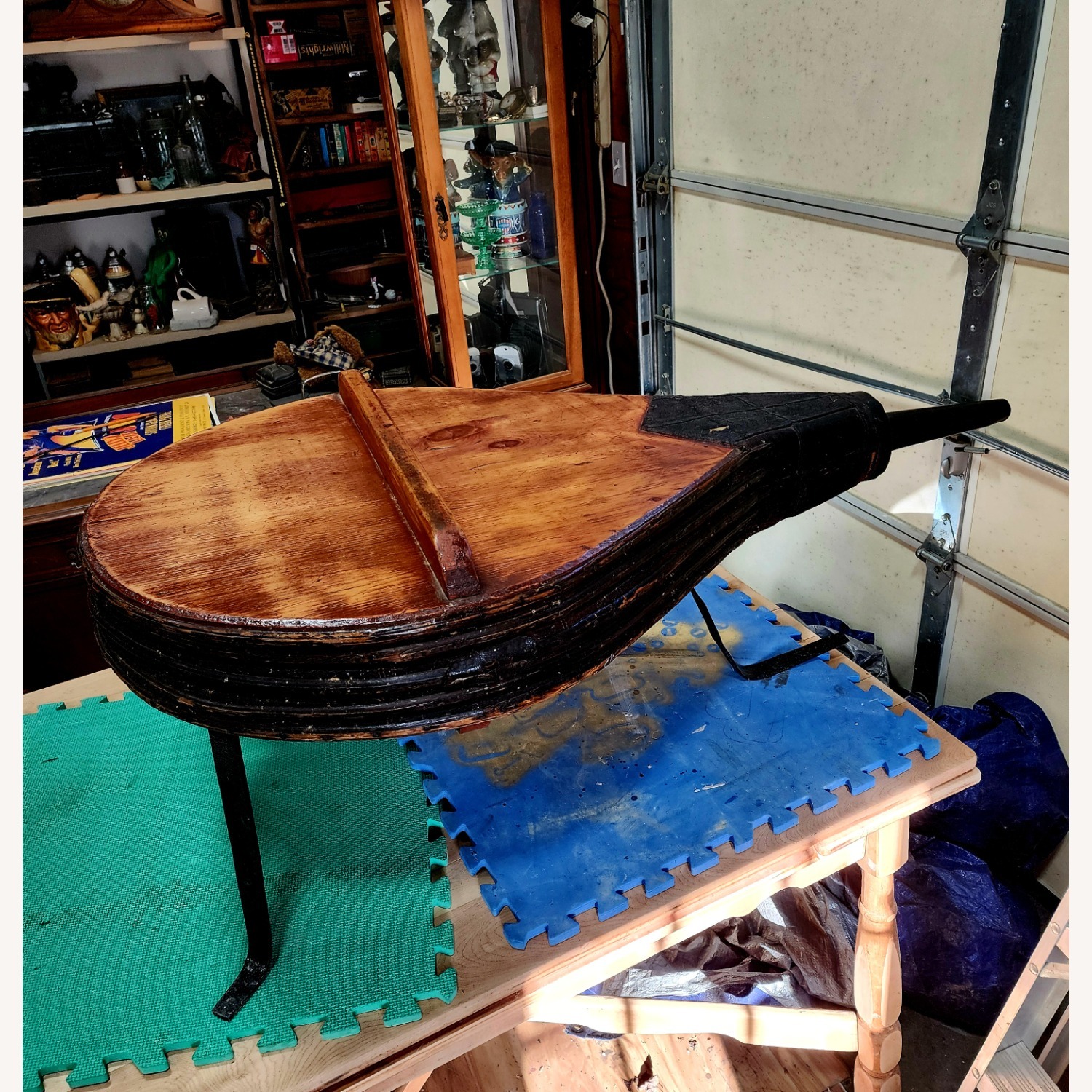 Unique Antique Blacksmith/Industrial Table - image-2