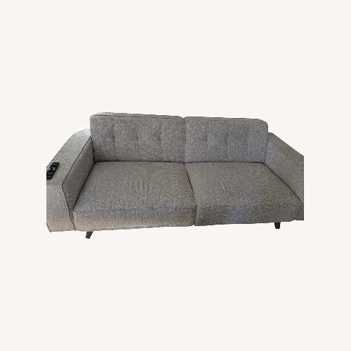 Used Light Gray Fabric 3+ Seater Sofa for sale on AptDeco