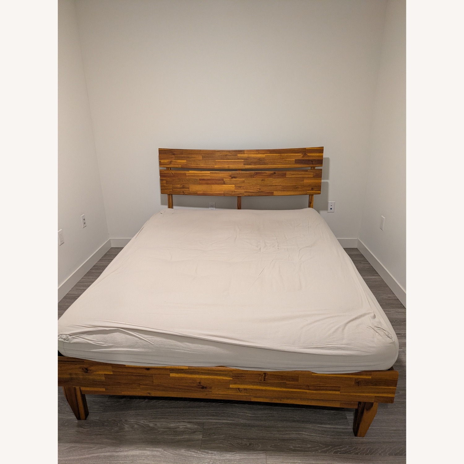 The Futon Shop Natural Wool Queen Bed - image-1