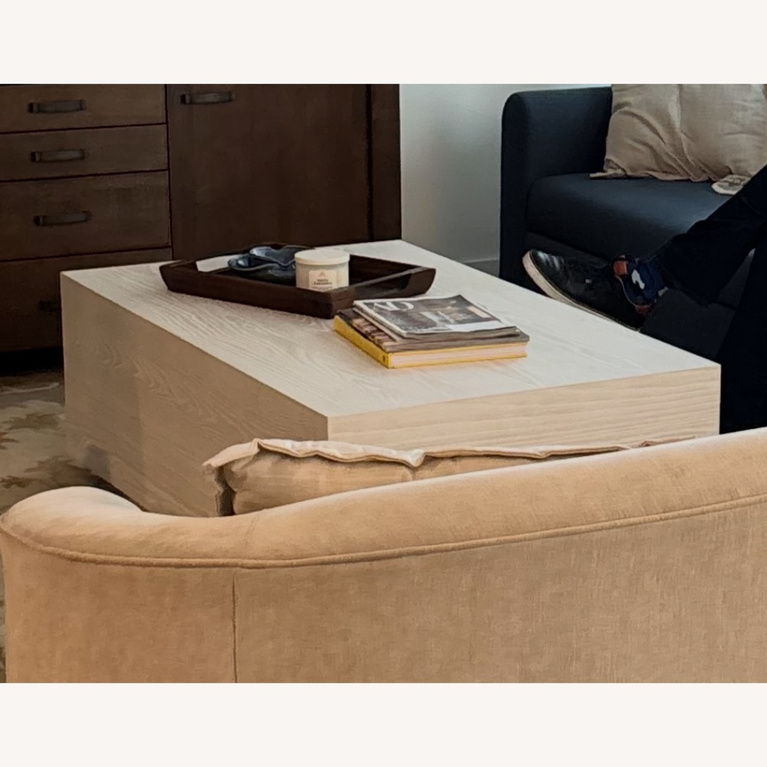 West Elm Volume  50” Table in Winter Wood  - image-2