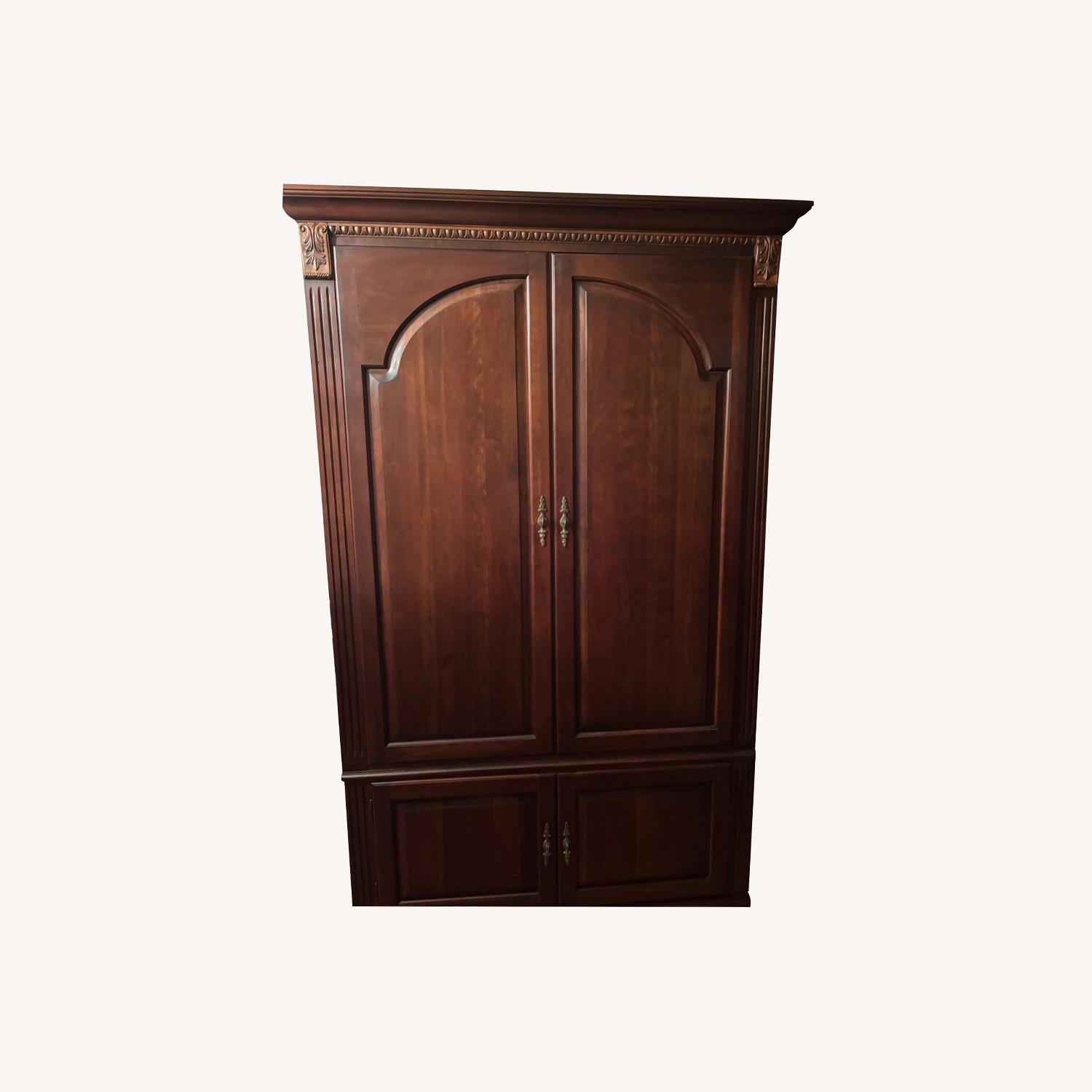 Ethan Allen Entertainment Armoire / Wall Unit - image-0