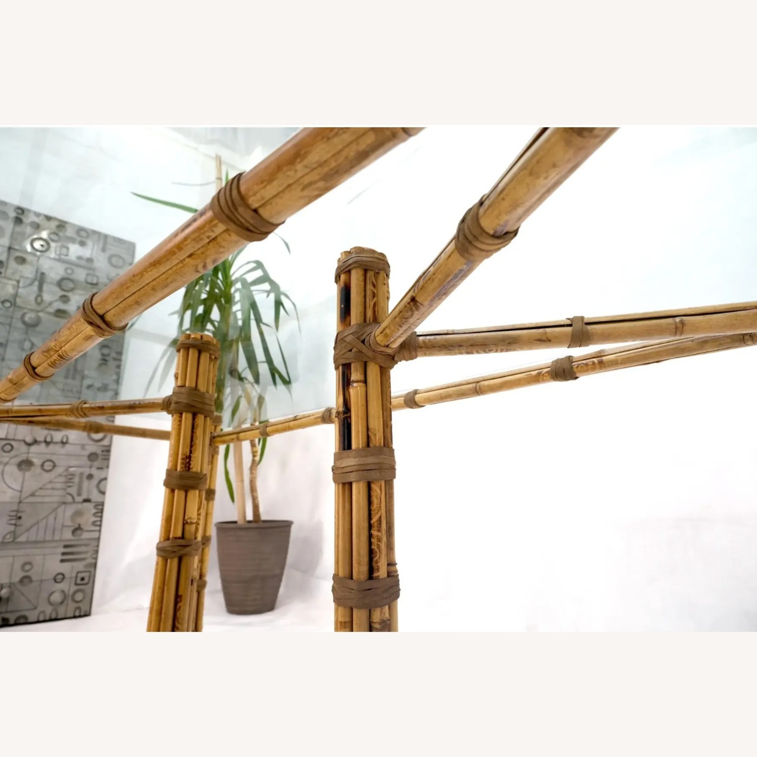 McGuire Antique Glass Dining Table - image-4