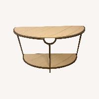 Bernhardt Furniture Faux Marble Console Table 