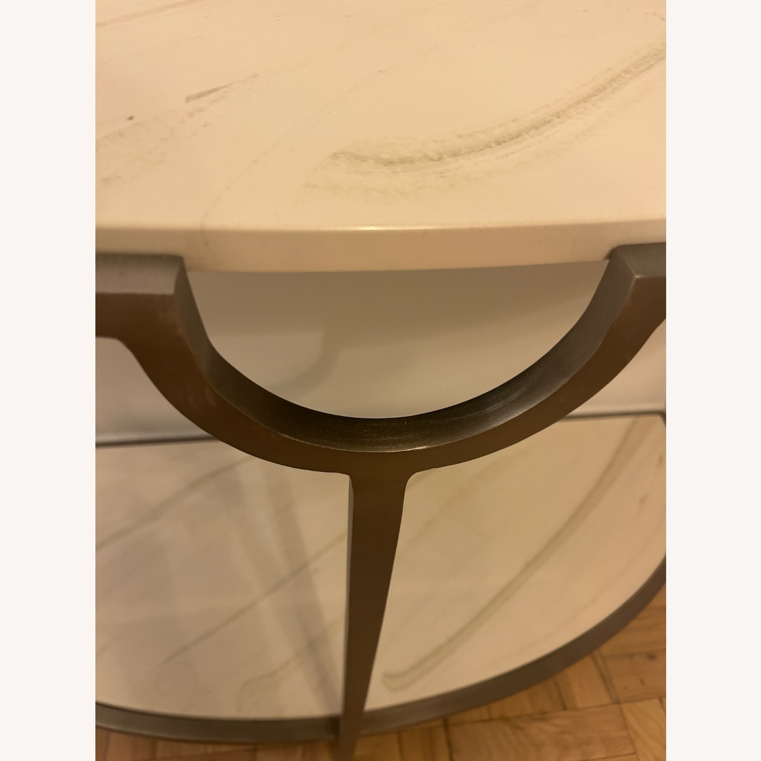 Bernhardt Furniture Faux Marble Console Table  - image-12