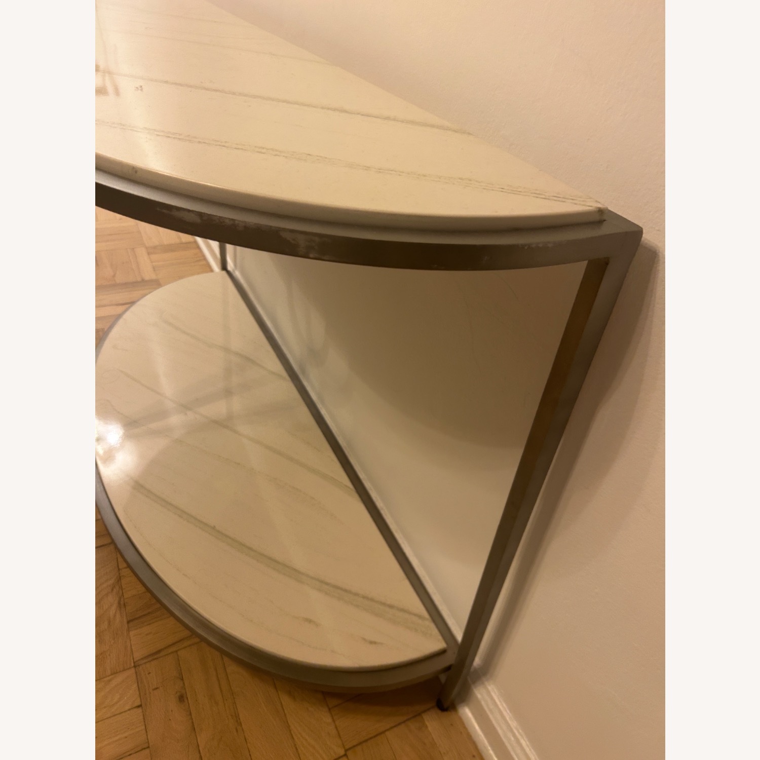Bernhardt Furniture Faux Marble Console Table  - image-17