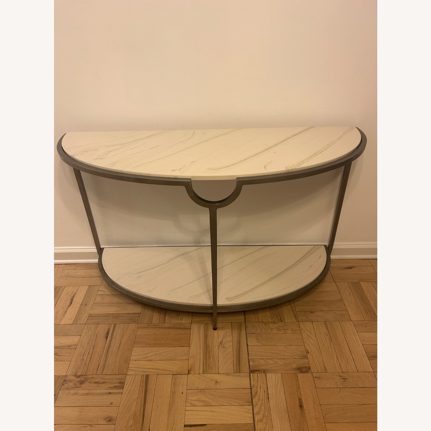 Bernhardt Furniture Faux Marble Console Table  - image-1