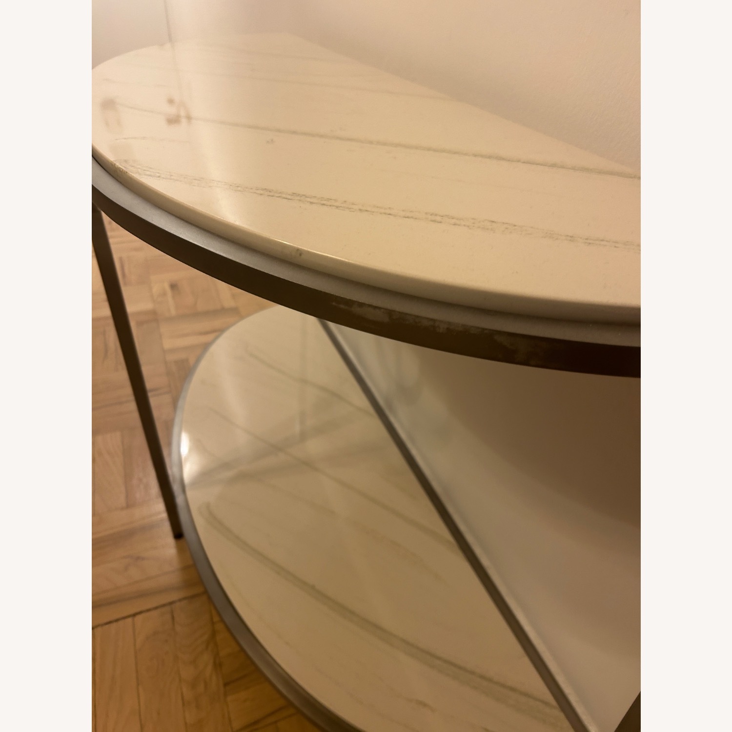 Bernhardt Furniture Faux Marble Console Table  - image-16
