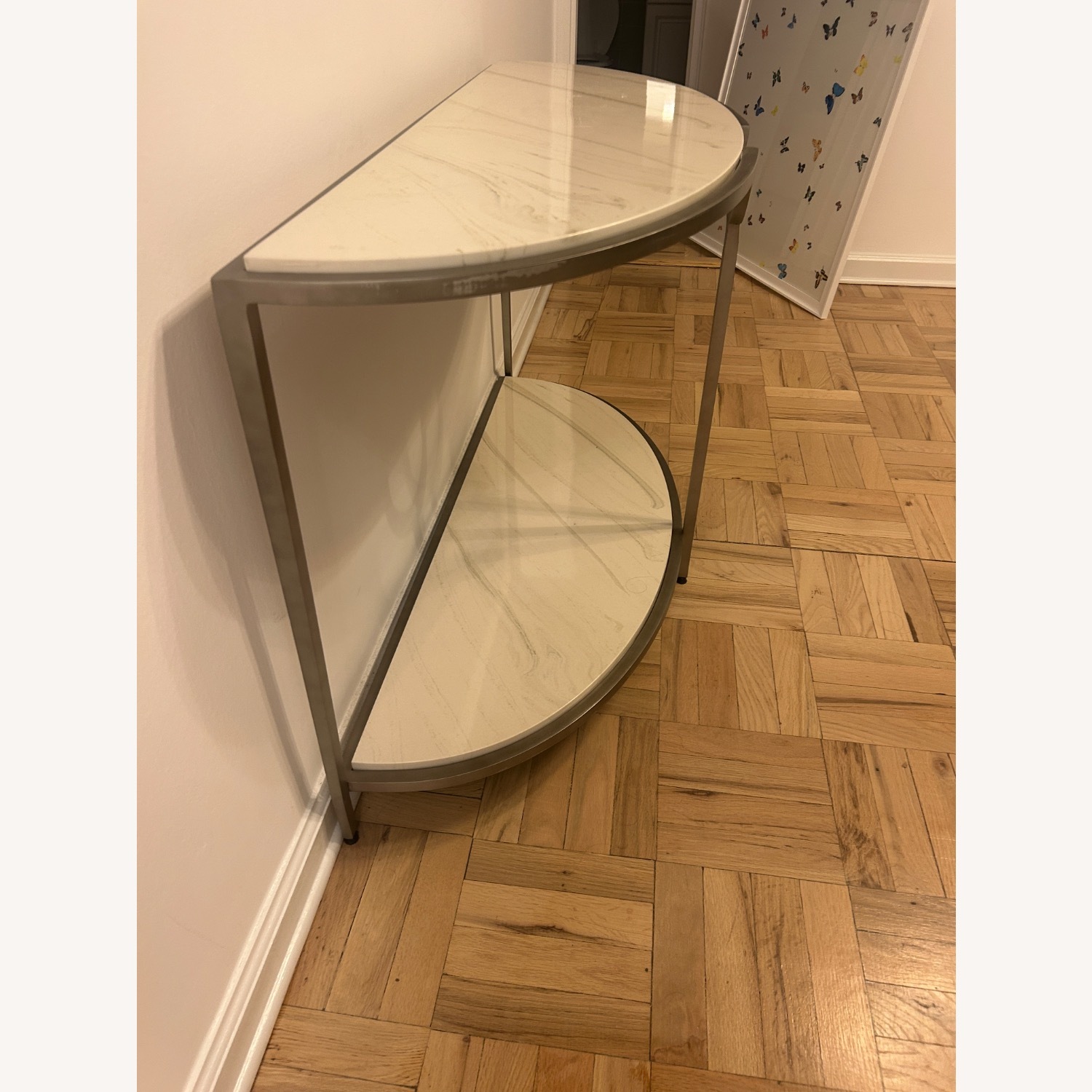 Bernhardt Furniture Faux Marble Console Table  - image-3