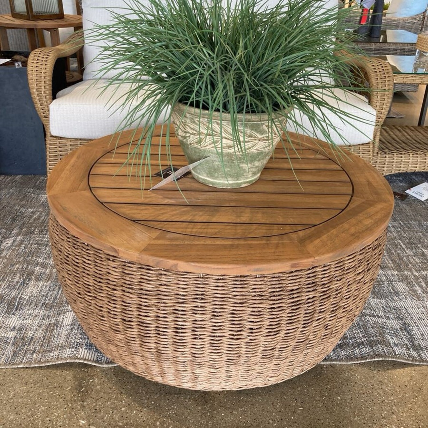 Lloyd Flanders Tobago Round Coffee Table - image-3