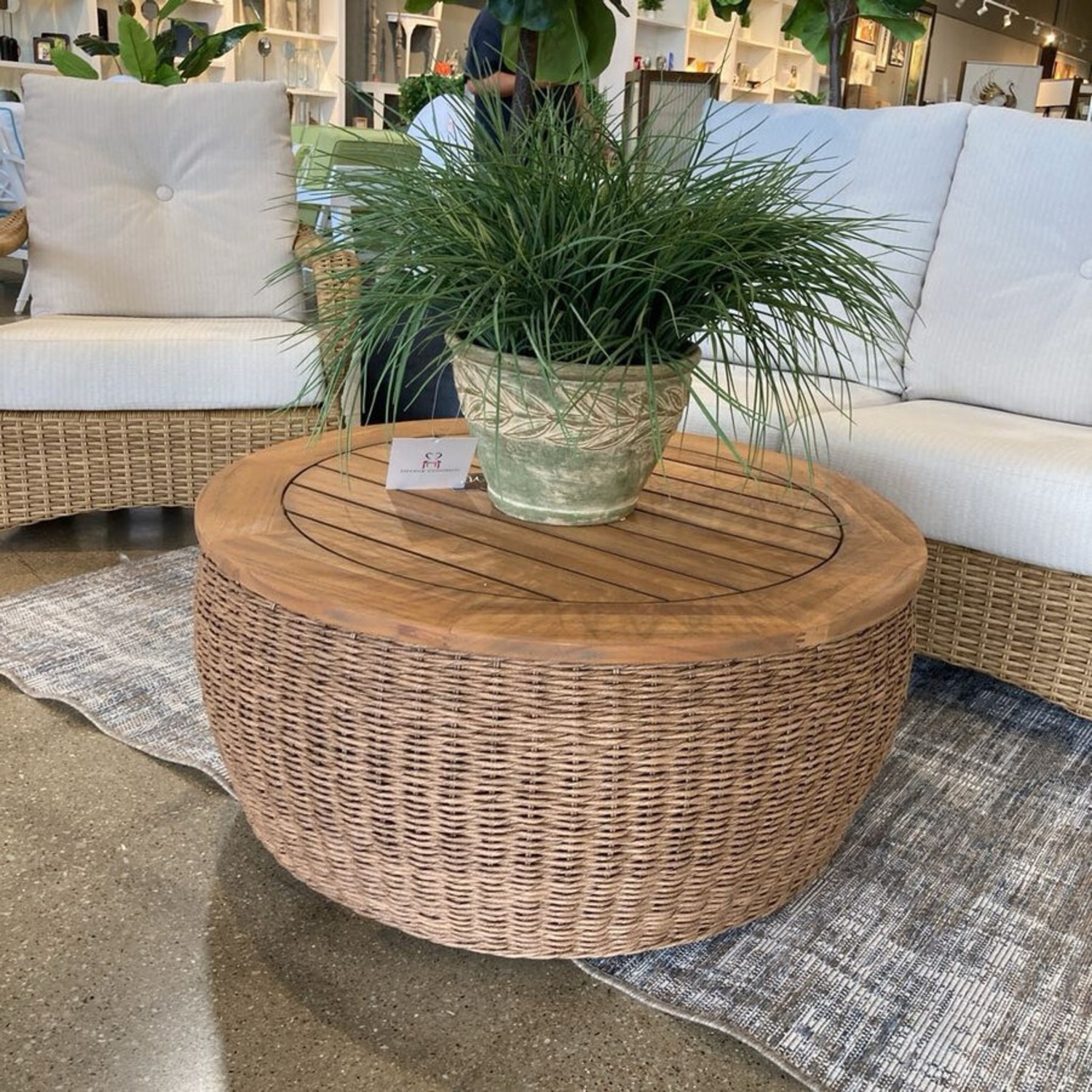 Lloyd Flanders Tobago Round Coffee Table - image-2