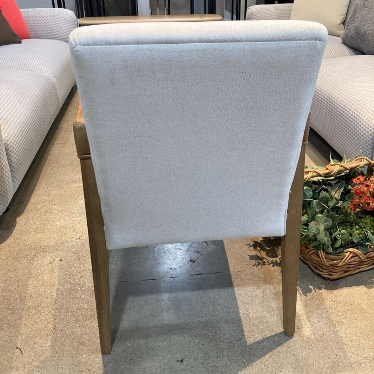 Lulu and Georgia Marla Leather Arms Dining Chair - image-9