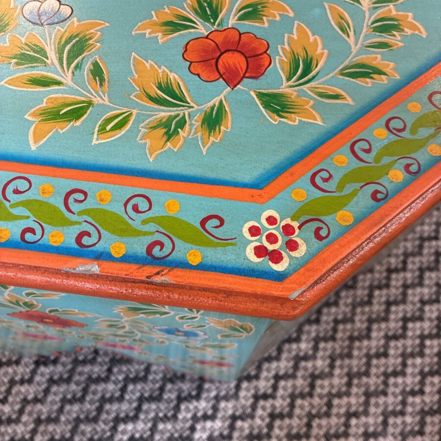 Priya Hand Painted Coffee Table - image-9