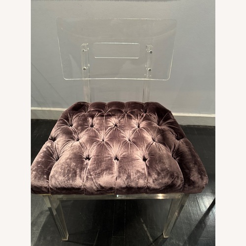 Used Set of 3 Custom Lucite Chairs for sale on AptDeco