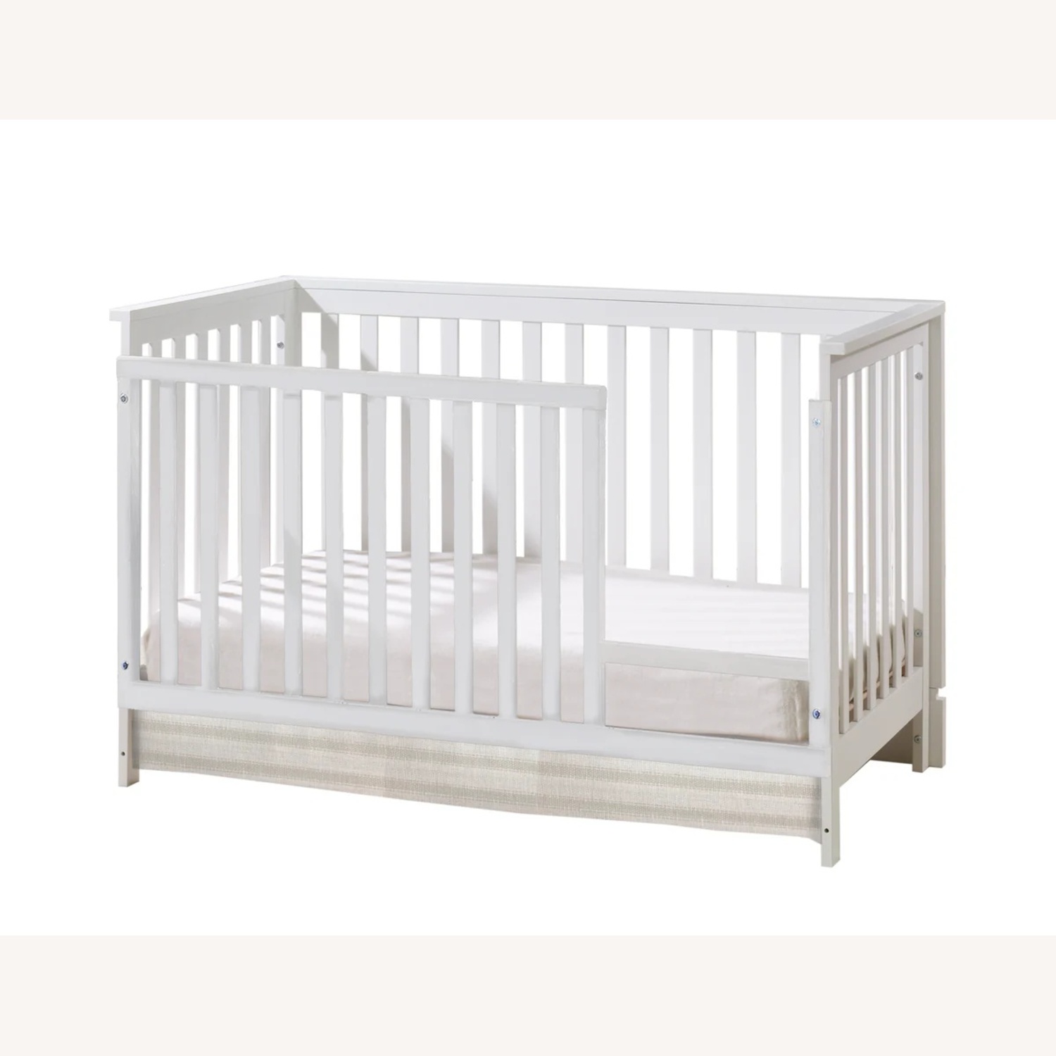 Natart Olson Crib White Wood Crib - image-4