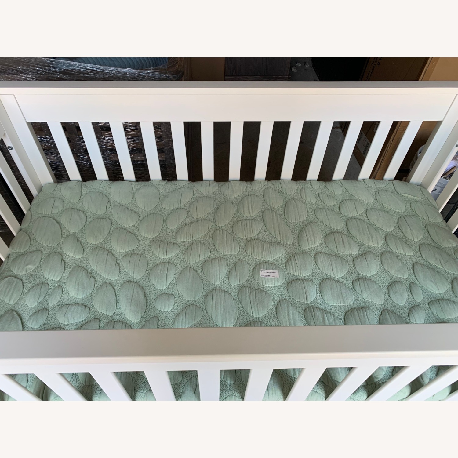 Natart Olson Crib White Wood Crib - image-2