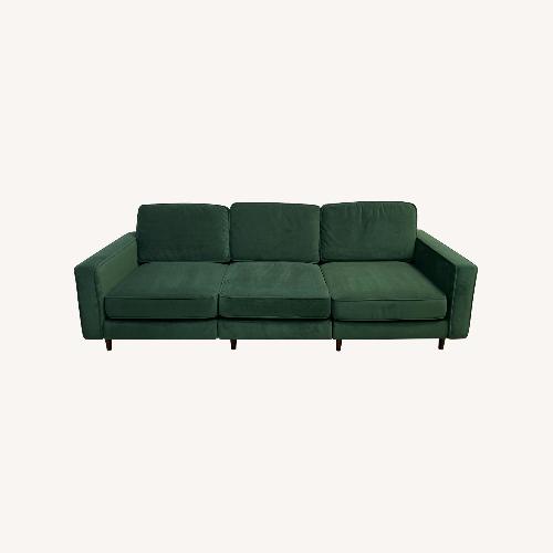 Used Burrow Nomad Sofa - Green for sale on AptDeco