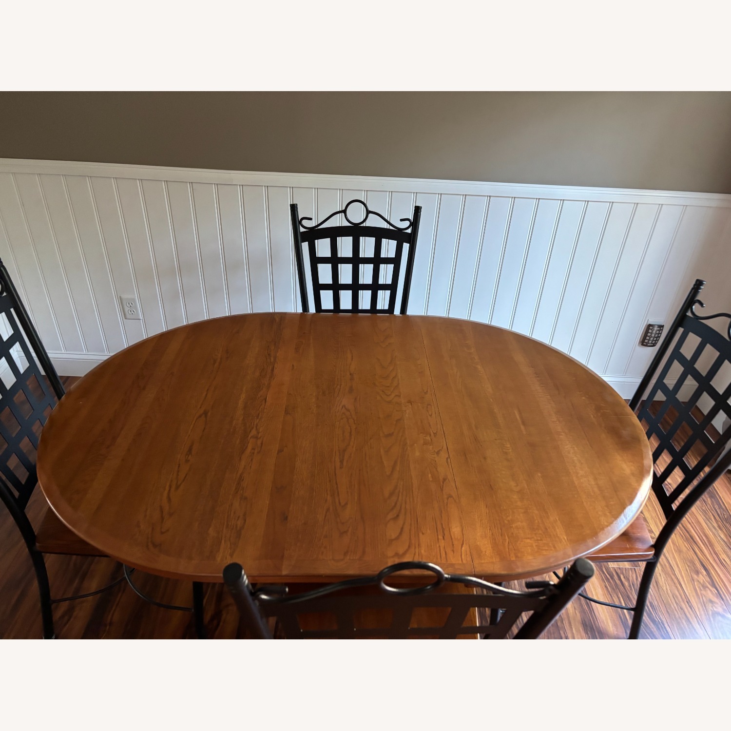 5 Piece Oval Extendable Dining Set - image-2