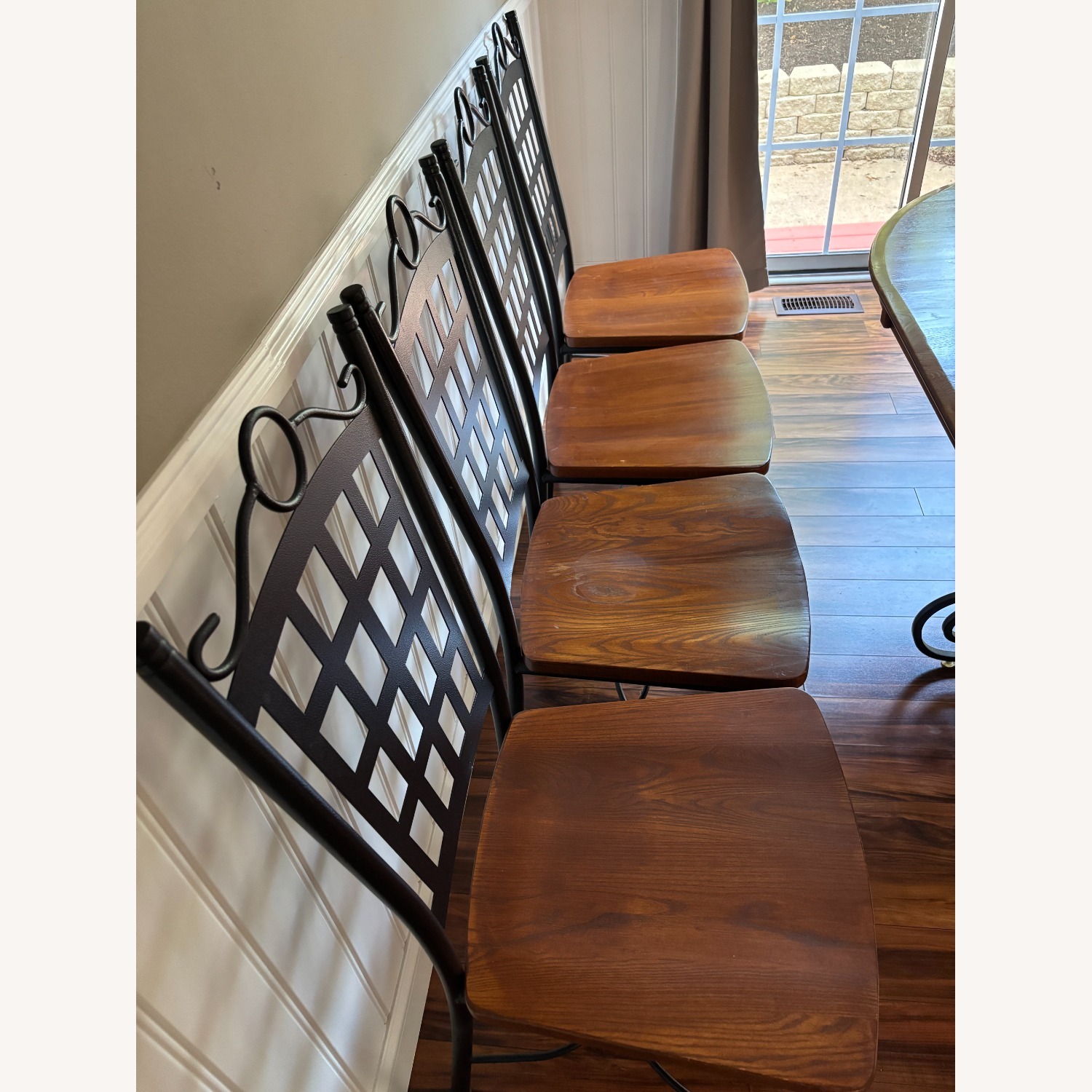 5 Piece Oval Extendable Dining Set - image-11