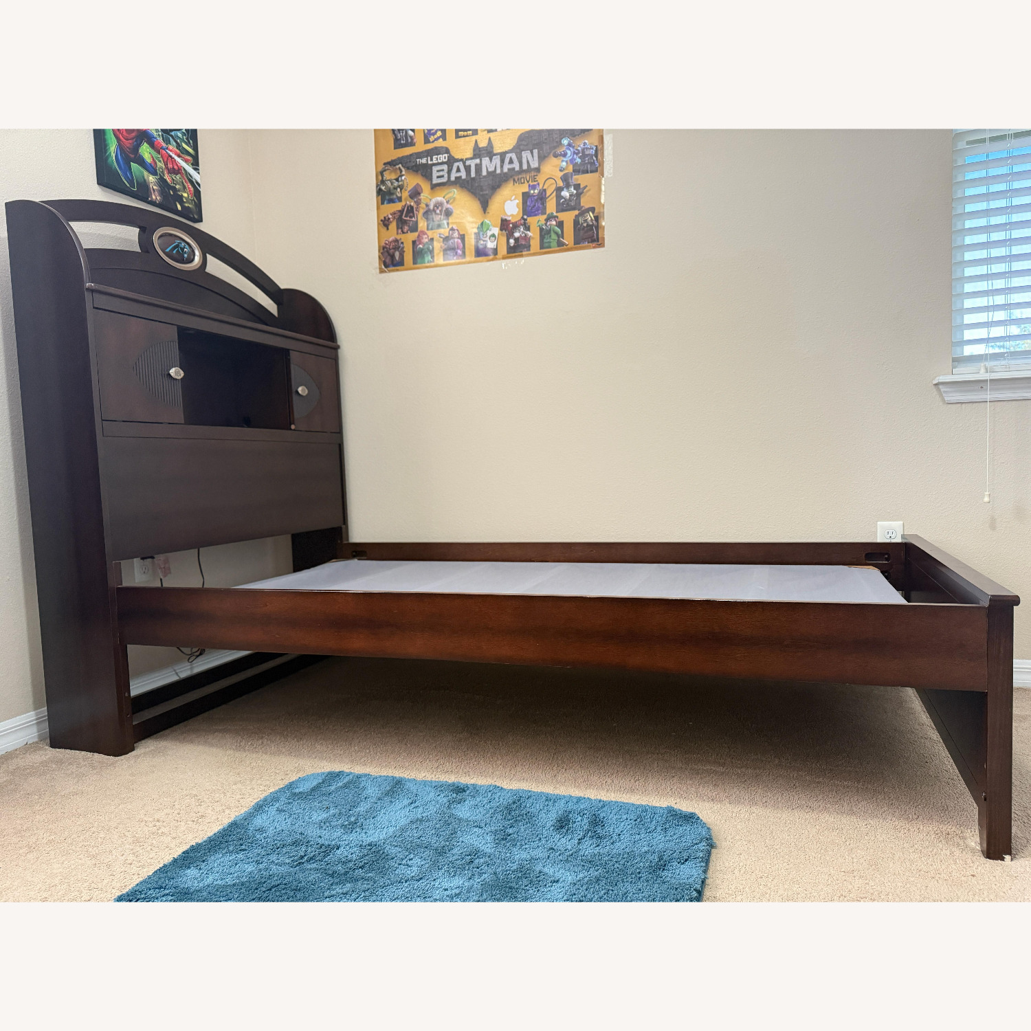 Rooms To Go Dark Brown Wood Daybed - image-1
