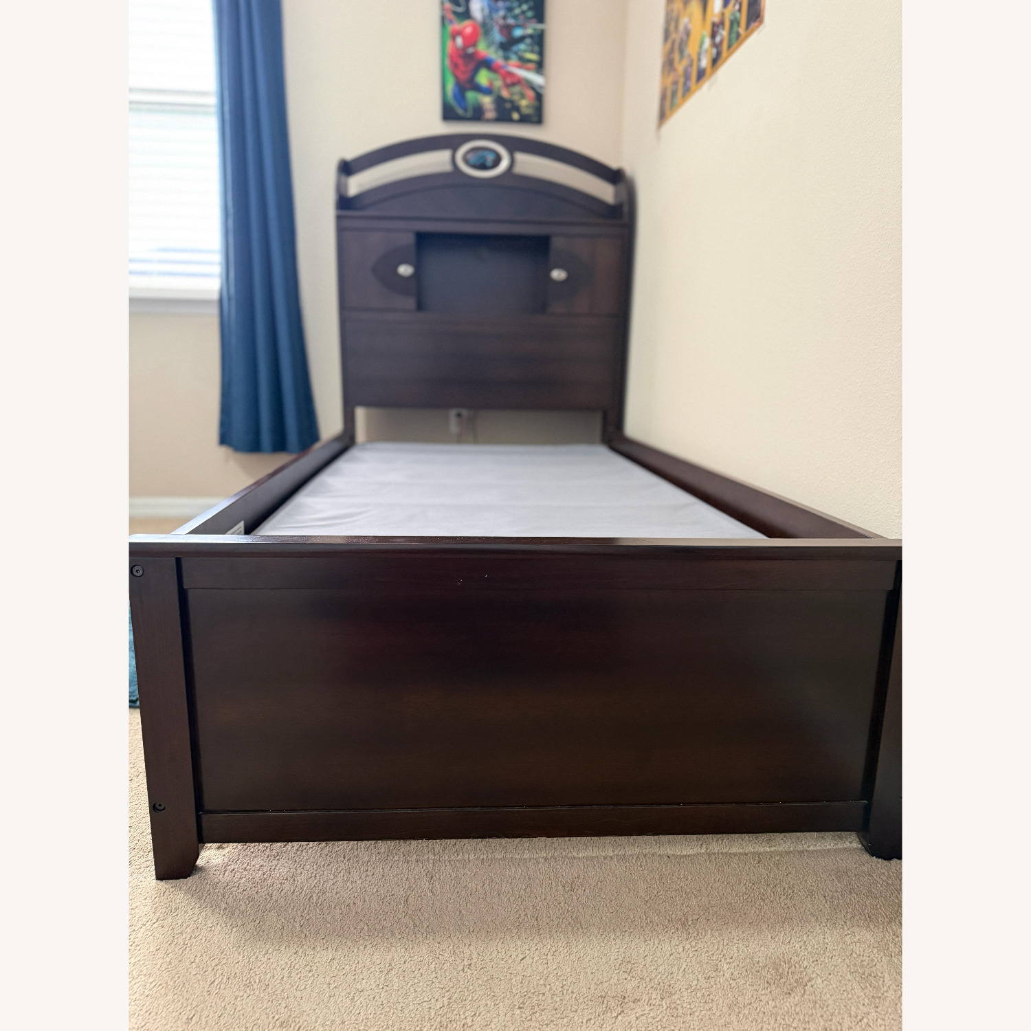 Rooms To Go Dark Brown Wood Daybed - image-3