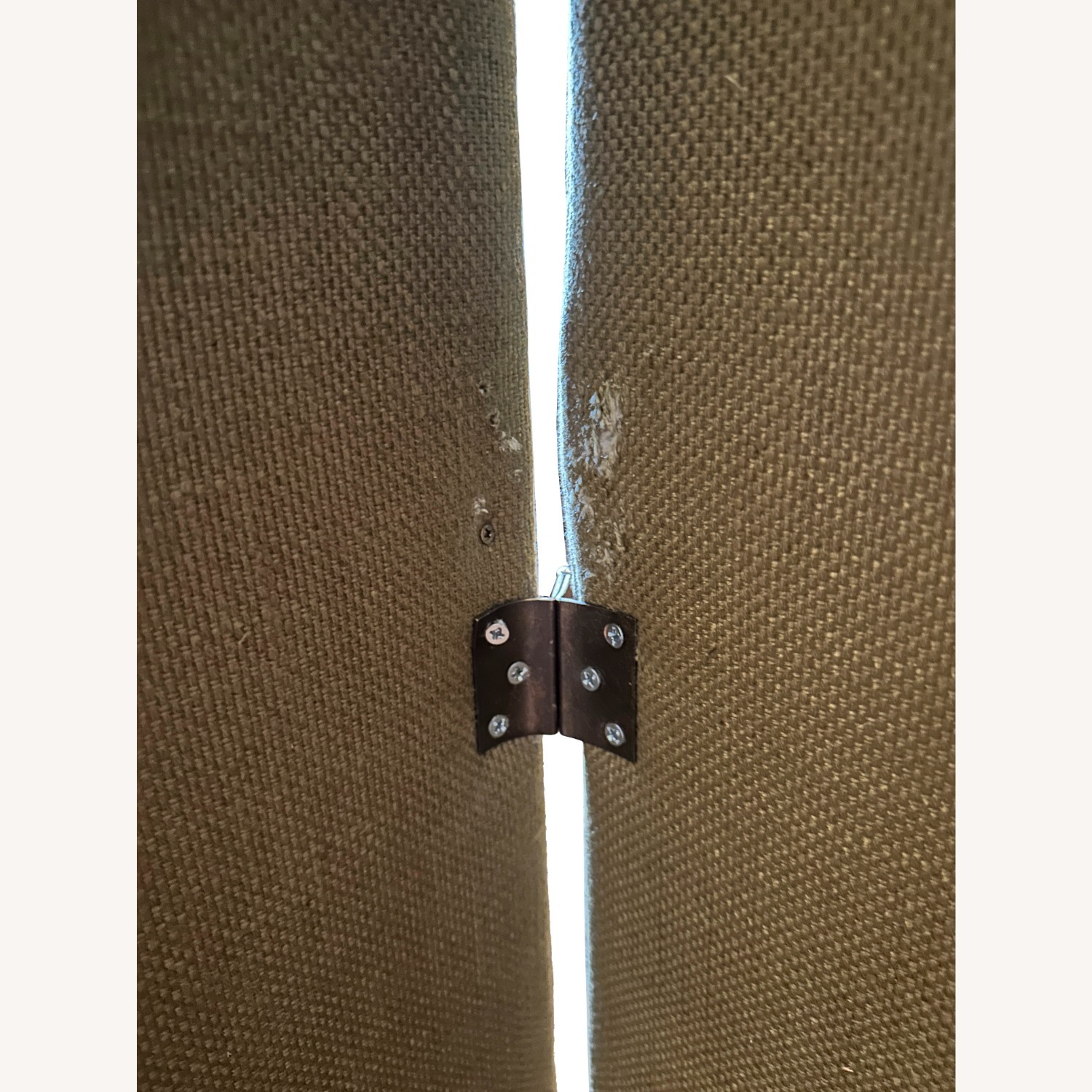 Upholstered Folding Screen with Nailheads - image-9