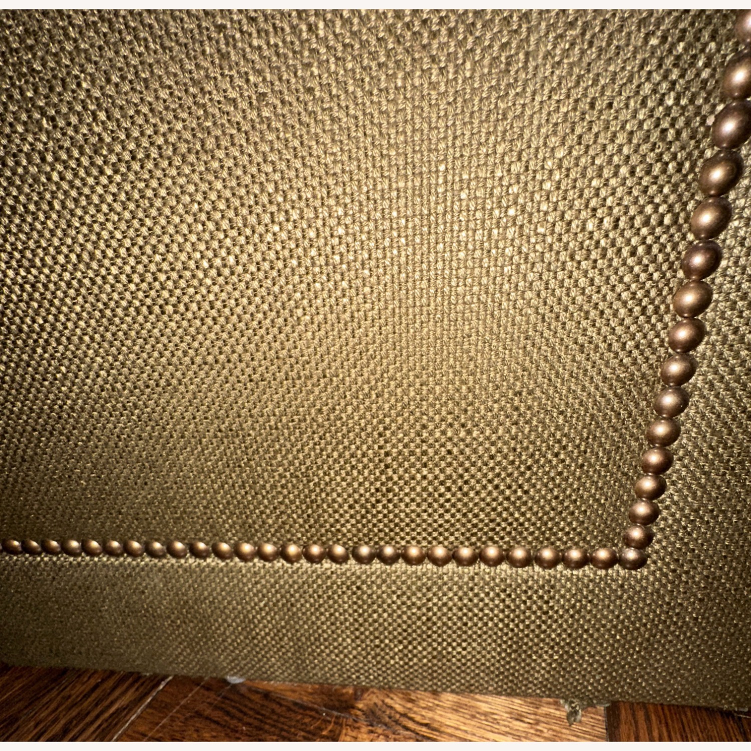 Upholstered Folding Screen with Nailheads - image-10
