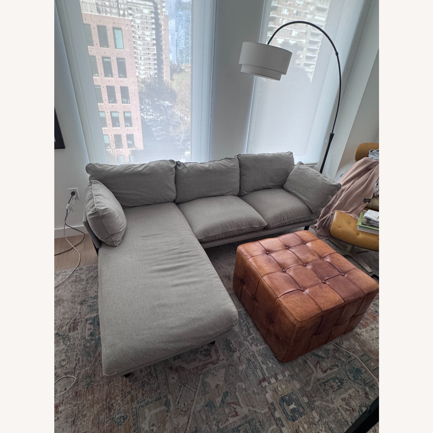 Floyd The Sofa Lunar Gray 2 Piece Sectional (1.0) - image-2