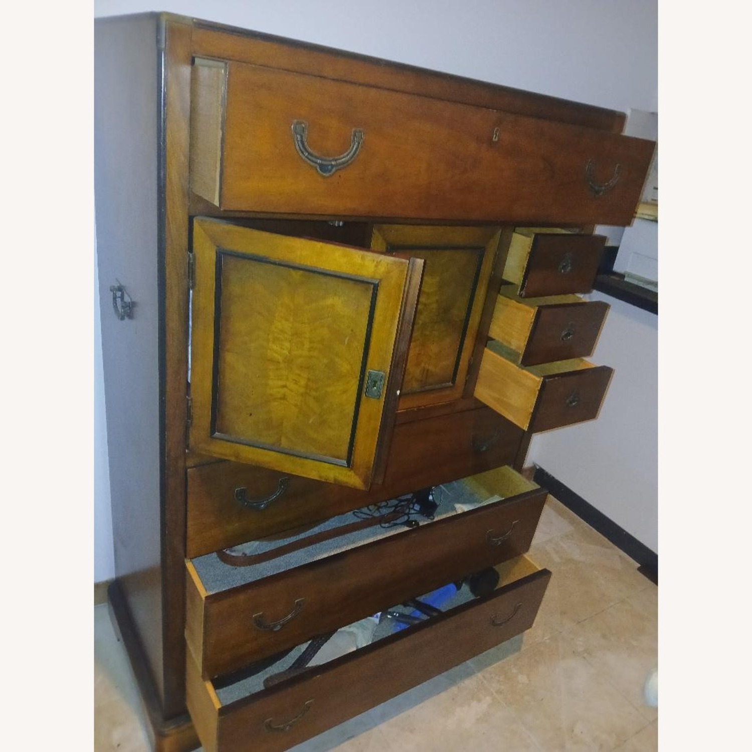 Britsh Colonial UNique Dresser  - image-2