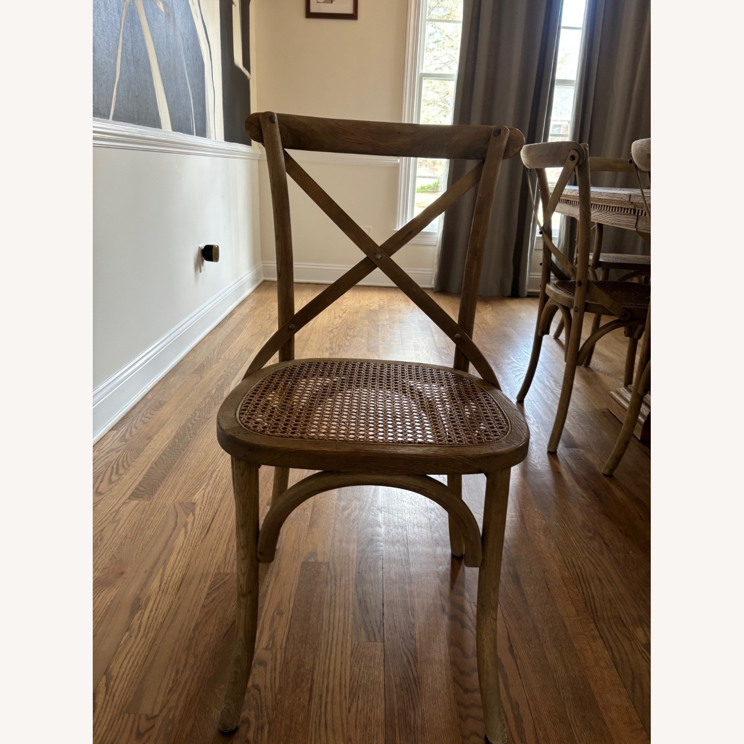 Restoration Hardware Madeleine Dark Brown Dining Chairs - image-3