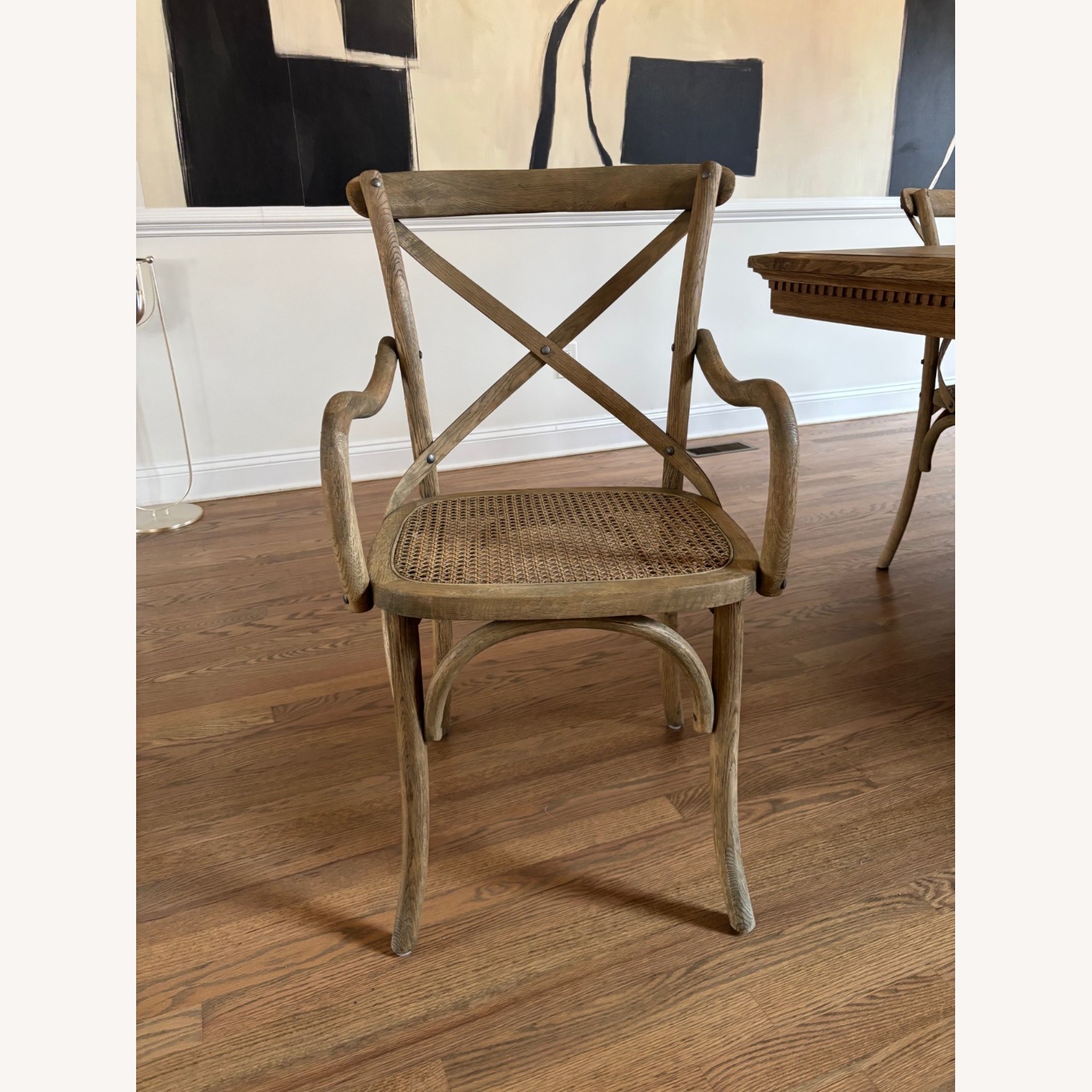 Restoration Hardware Madeleine Dark Brown Dining Chairs - image-1